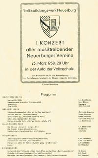 Programm 1958
