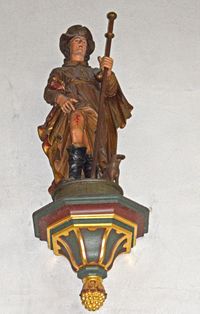 Figur des Heiligen Rochus