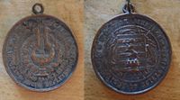 &Auml;lteste Medaille des Musikvereins vom 29. Juli 1873 vom Musikverein Diekirch